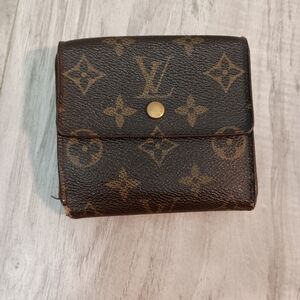 Authentic Louis Vuitton Monogram Portefeiulle Elise Trifold Wallet
